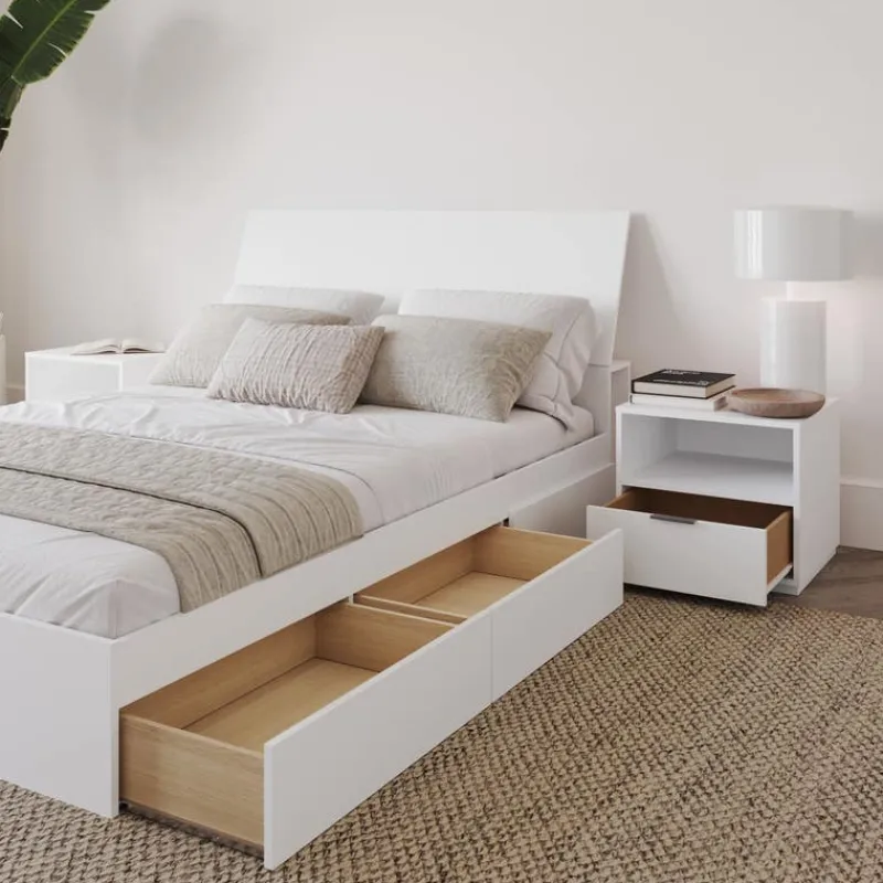 Nexera Queen Storage Bedroom Set (60") - 4 pcs -