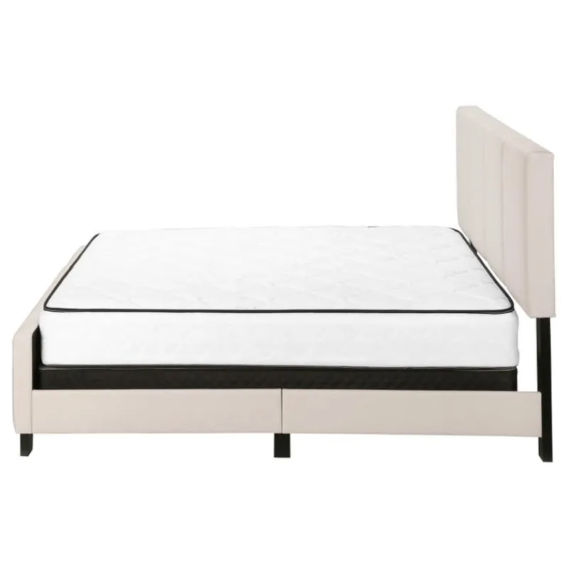 Monarch Queen Upholstered Bed with Headboard (60") -