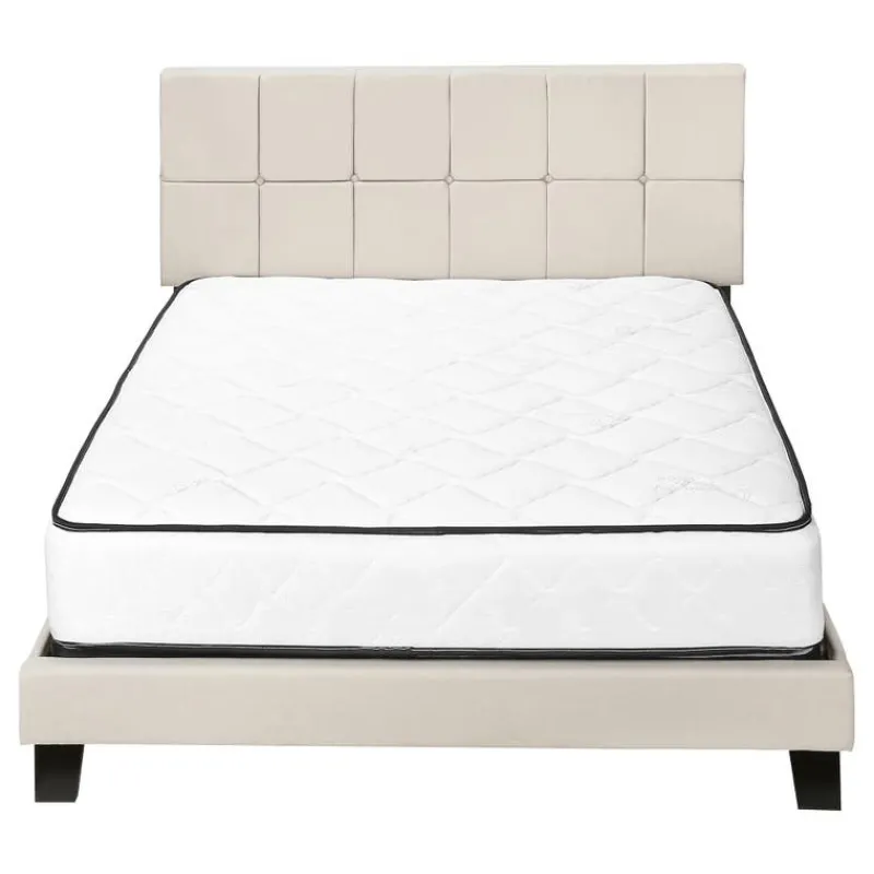 Monarch Queen Upholstered Bed with Headboard (60") -