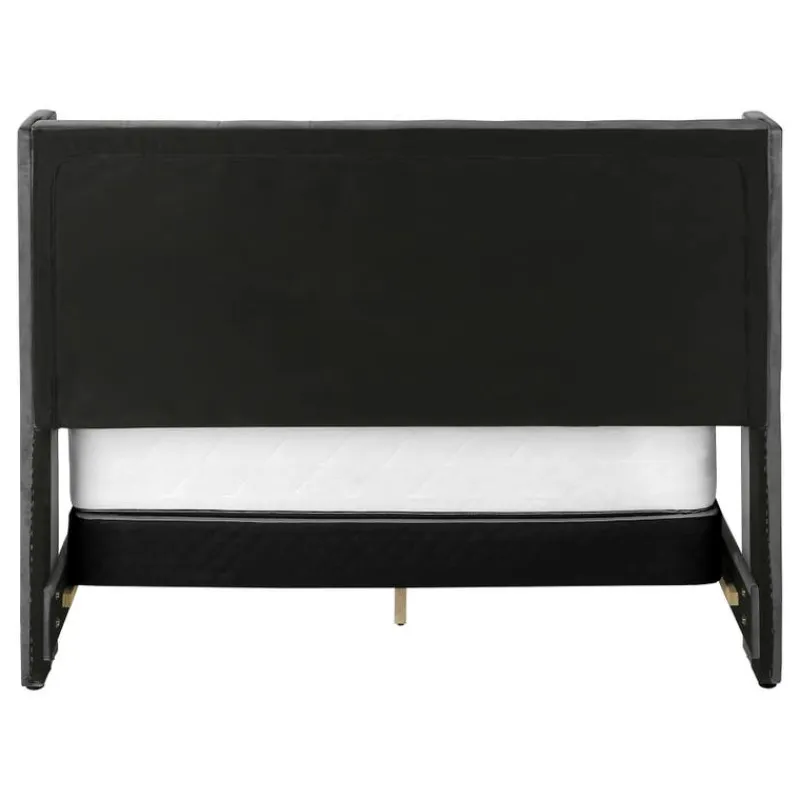 Monarch Queen Velvet Bed with Headboard (60") -