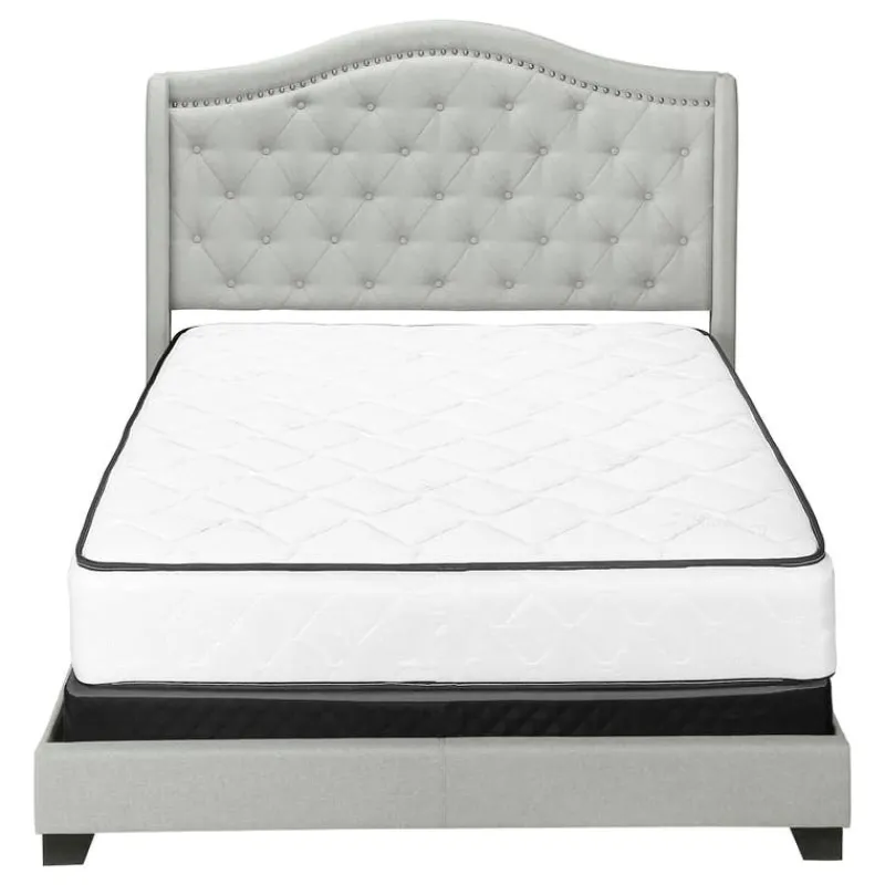 Monarch Queen Velvet Bed with Headboard (60") -