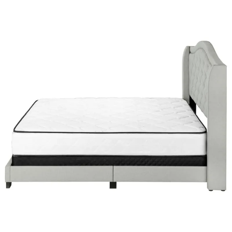Monarch Queen Velvet Bed with Headboard (60") -