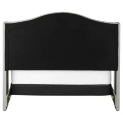 Monarch Queen Velvet Bed with Headboard (60