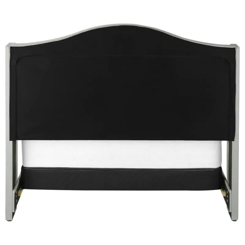 Monarch Queen Velvet Bed with Headboard (60") -