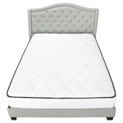Monarch Queen Velvet Bed with Headboard (60