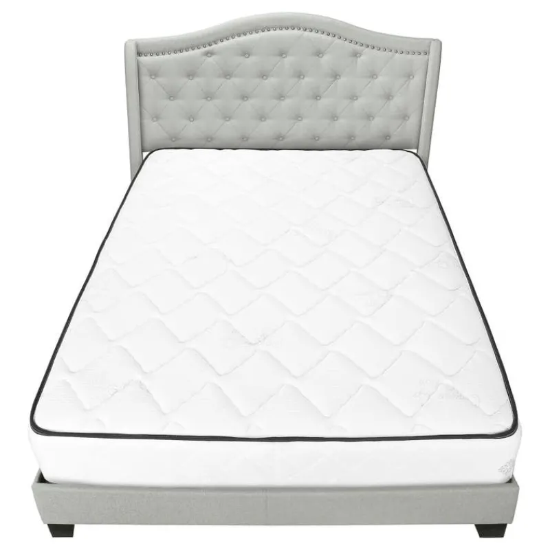 Monarch Queen Velvet Bed with Headboard (60") -