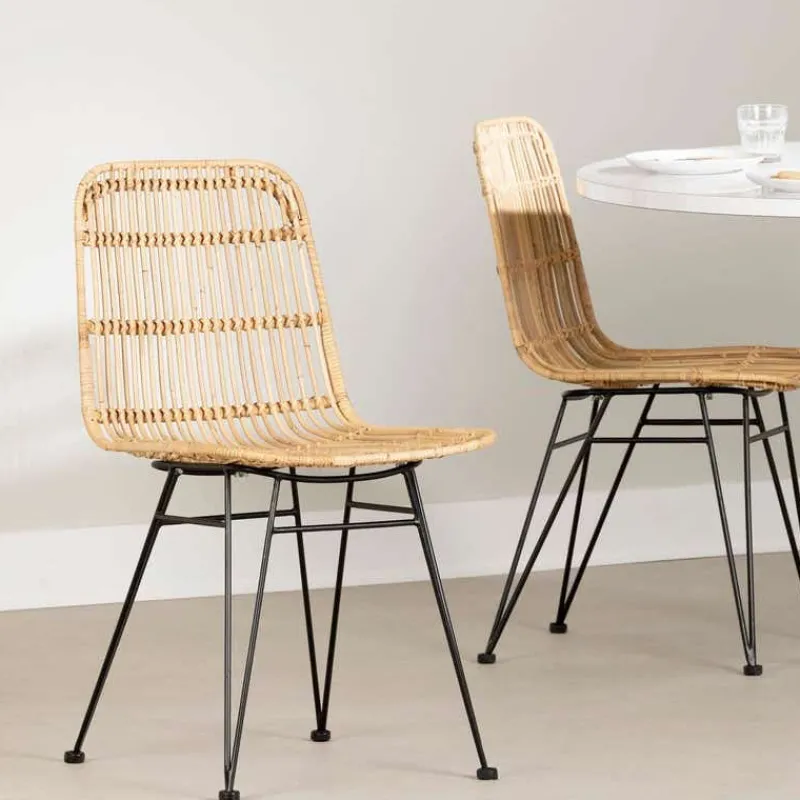 Meubles South Shore Rattan Dining Chair. Set Of 2 - South Shore