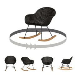 Meubles South Shore Rattan Rocking Chair