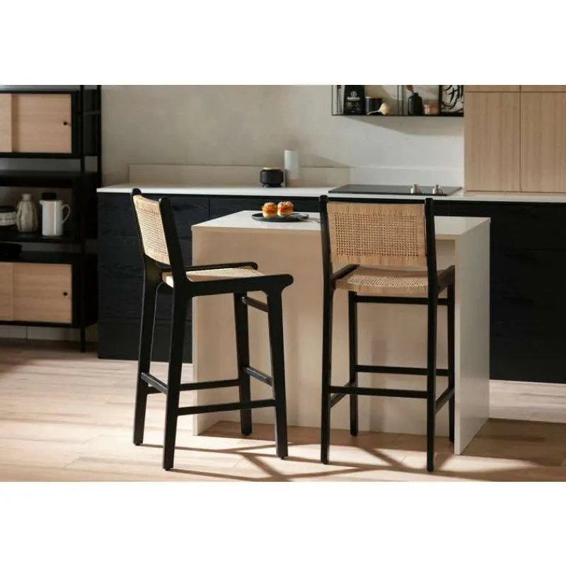 Meubles South Shore Rattan Stool - South Shore