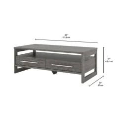 MEQ Rectangular Coffee Table with Storage