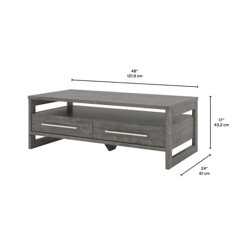 MEQ Rectangular Coffee Table with Storage