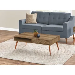 Monarch Rectangular Coffee Table with Storage -