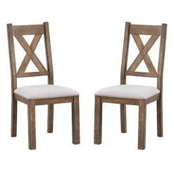 Rectangular Dining Table with 6 Chairs - Beige