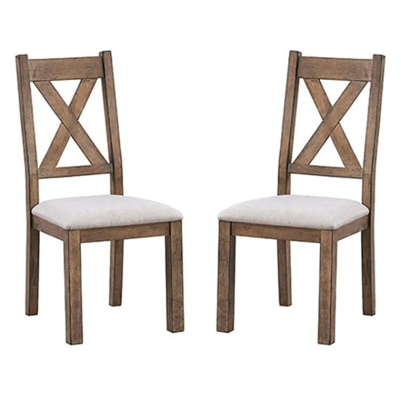 Rectangular Dining Table with 4 Chairs - Beige
