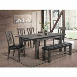 Rectangular Extendable Dining Table