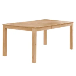 Arboit Poitras Rectangular Extendable Solid Wood Dining Table 54" to 70"
