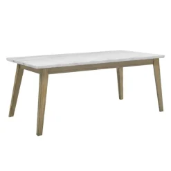 Rectangular Marble Top Dining Table 72"