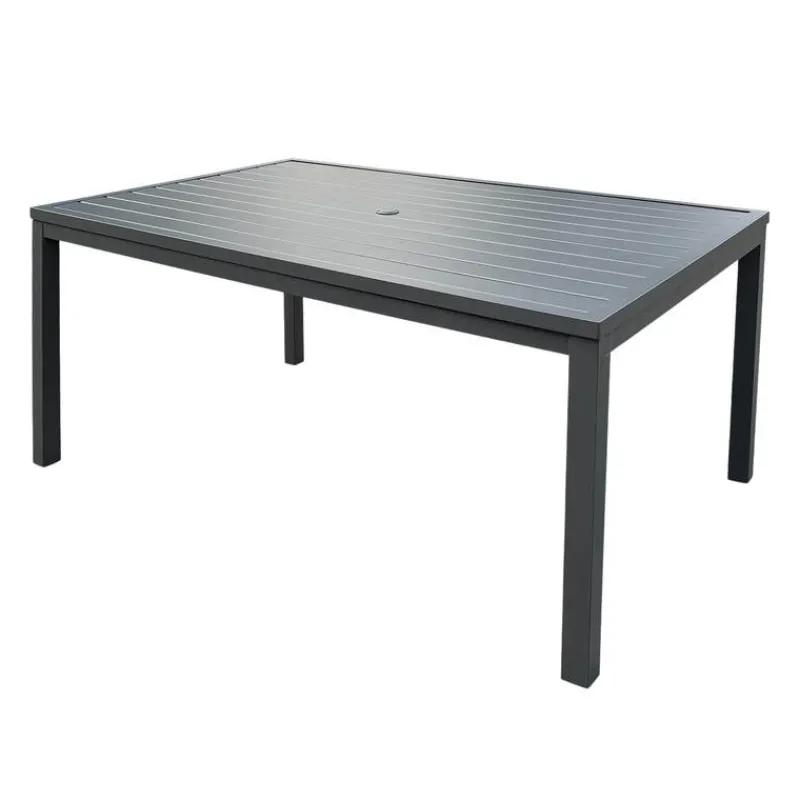 Rectangular Metal Outdoor Dining Table