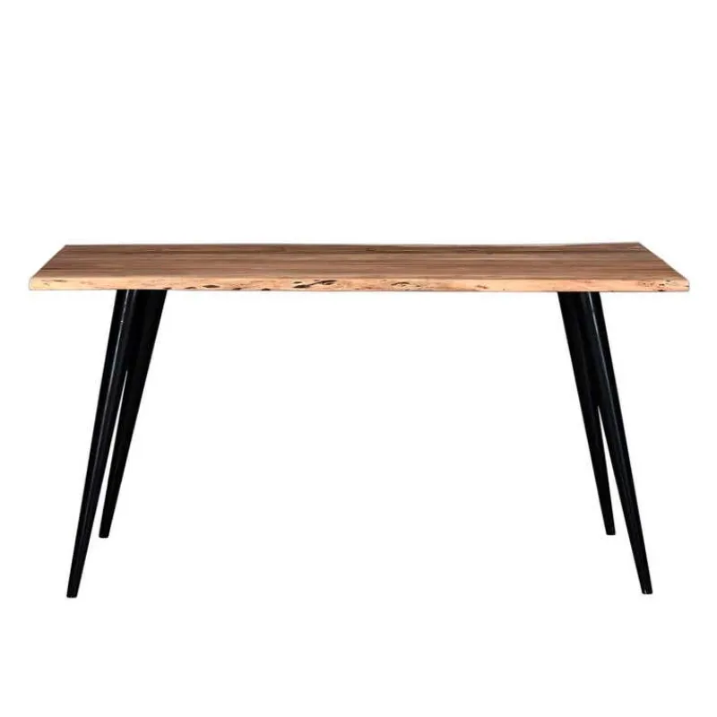 Rectangular Solid Wood Dining Table 58"