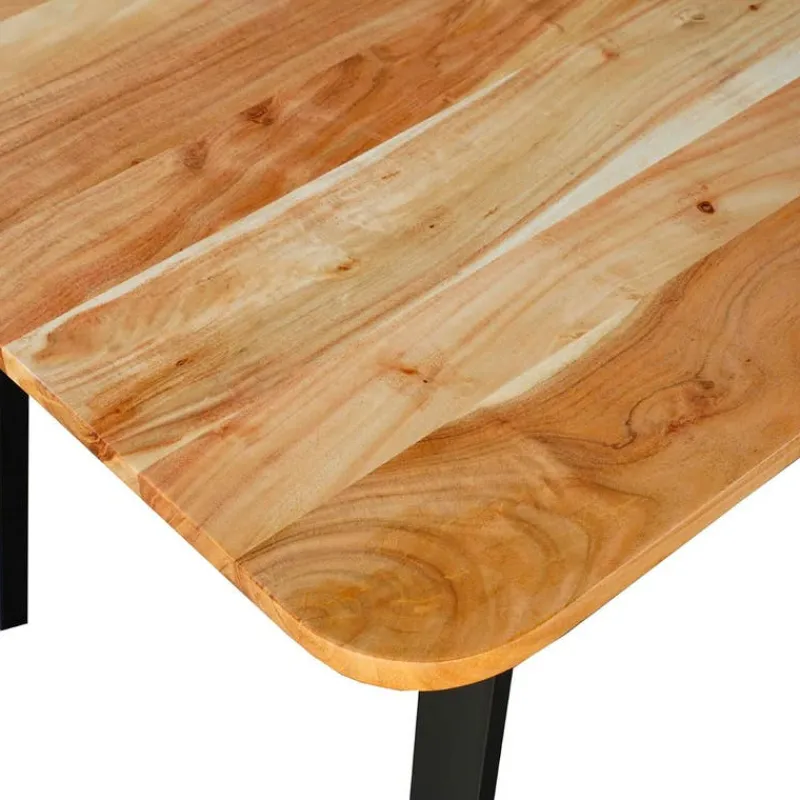 Rectangular Solid Wood Dining Table - 67"