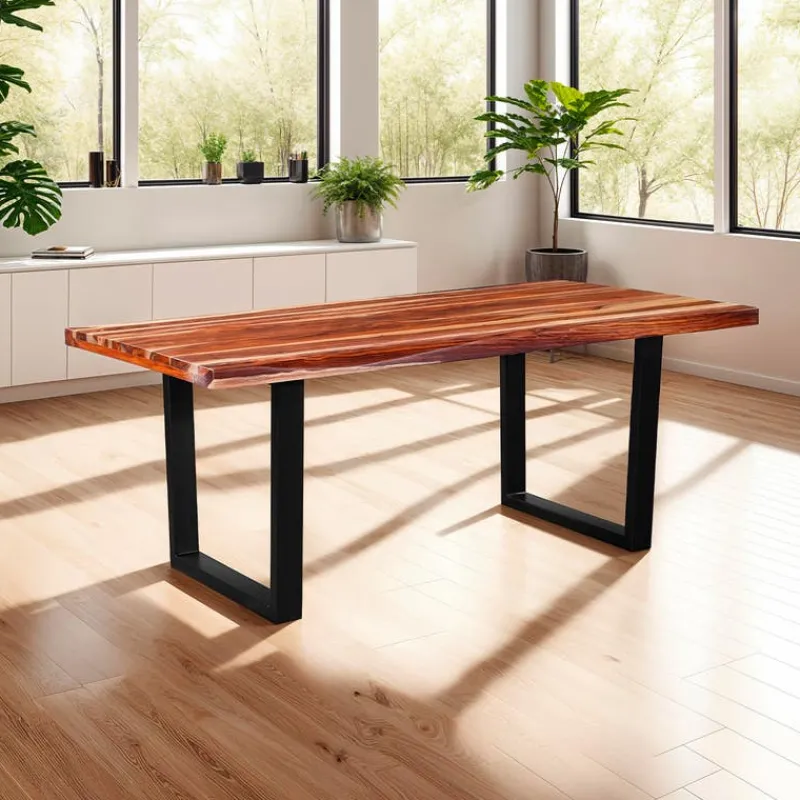 Rectangular Solid Wood Dining Table - 72"