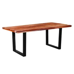 Rectangular Solid Wood Dining Table - 72
