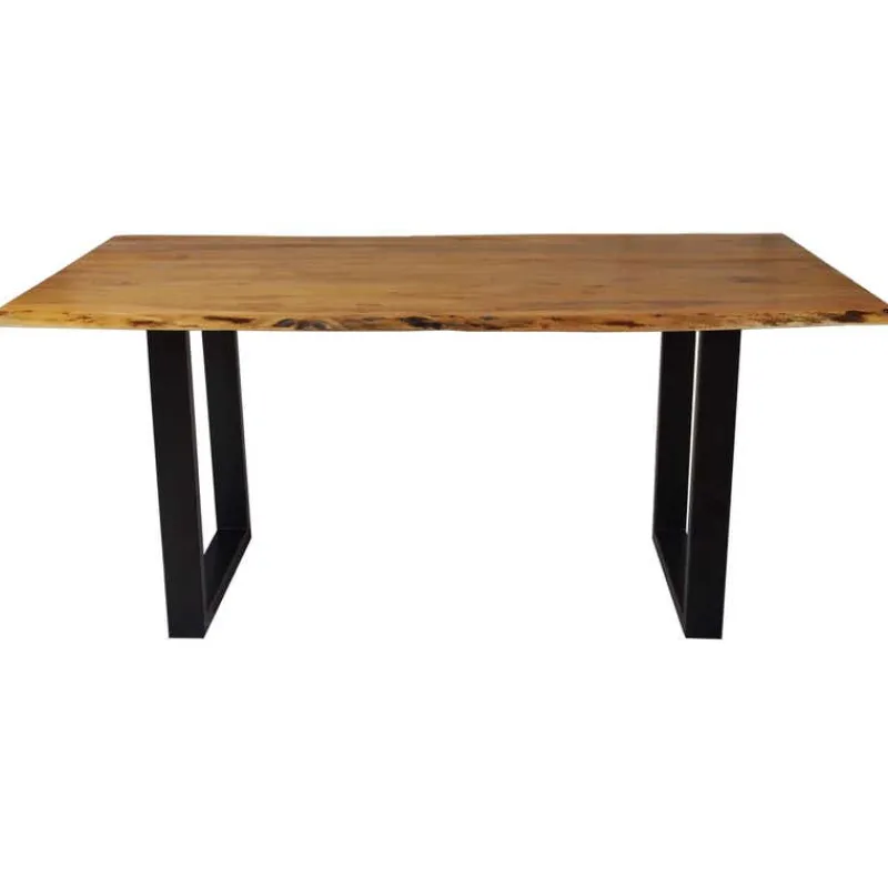 Rectangular Solid Wood Dining Table 67"