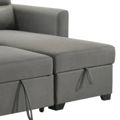Reversible Sectional Bed with Storage -