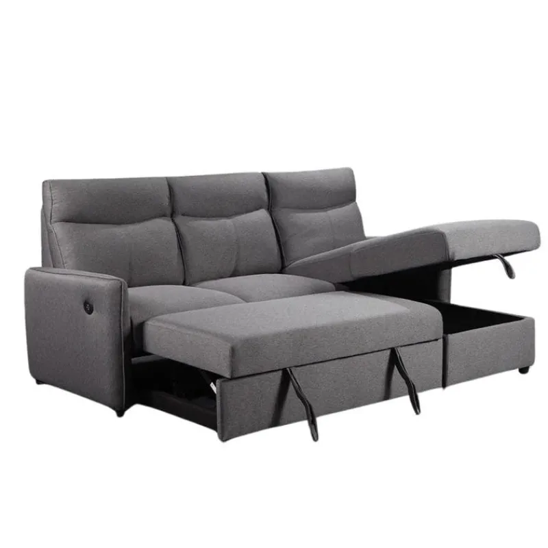 Reversible Sectional Bed with USB Ports