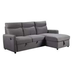 Reversible Sectional Bed with USB Ports
