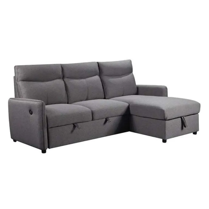 Reversible Sectional Bed with USB Ports
