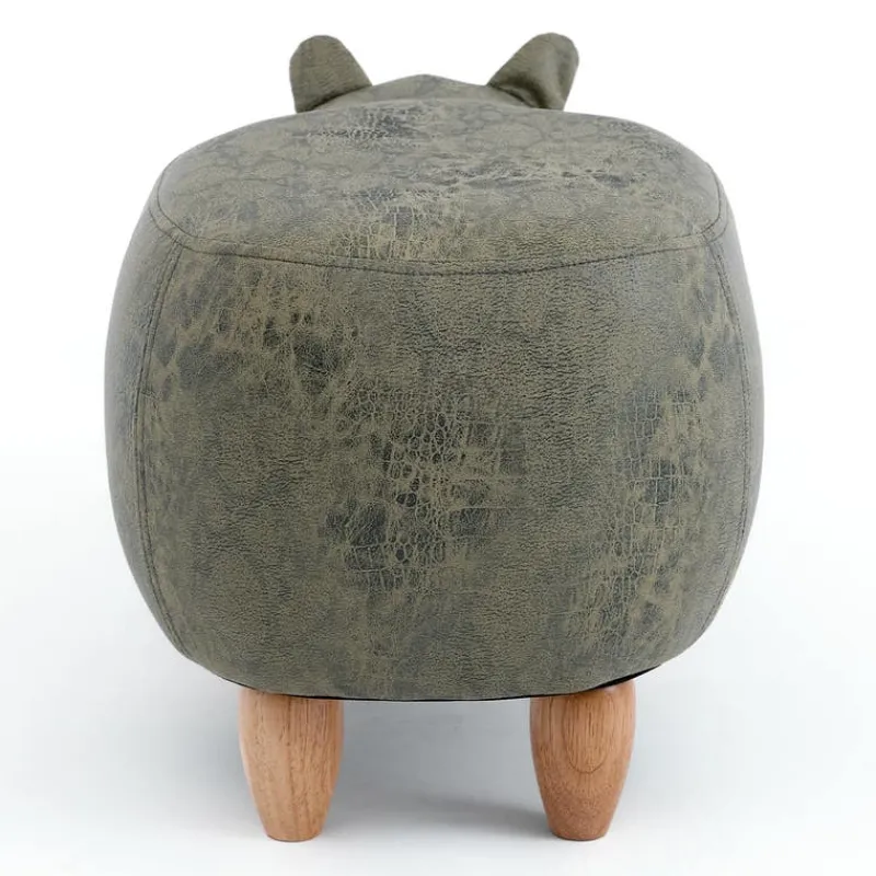 Rhinoceros-Shaped Kids Pouf – 28" x 14.6" x 14.6"