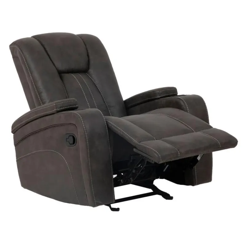 Rocking Recliner with Cup Holders