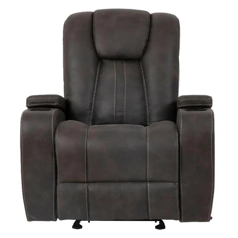 Rocking Recliner with Cup Holders