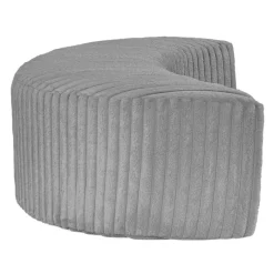 Rolled & Compressed Sealy Corduroy Armchair-in-a-Box with an Ottoman -