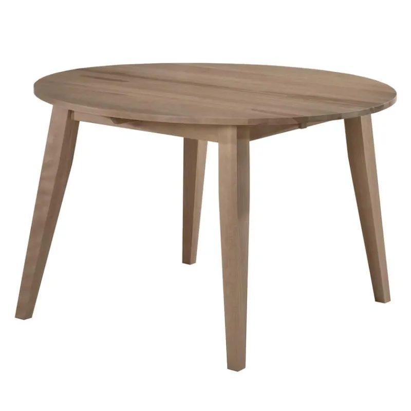 Arboit Poitras Round Extendable Solid Wood Dining Table 48" to 66" -