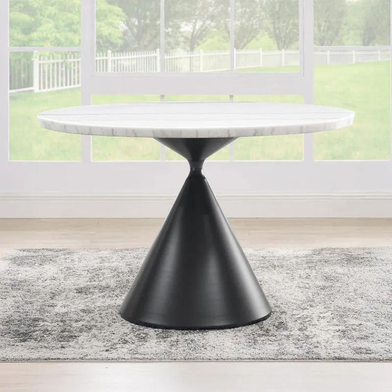 Round Marble Dining Table - 48"