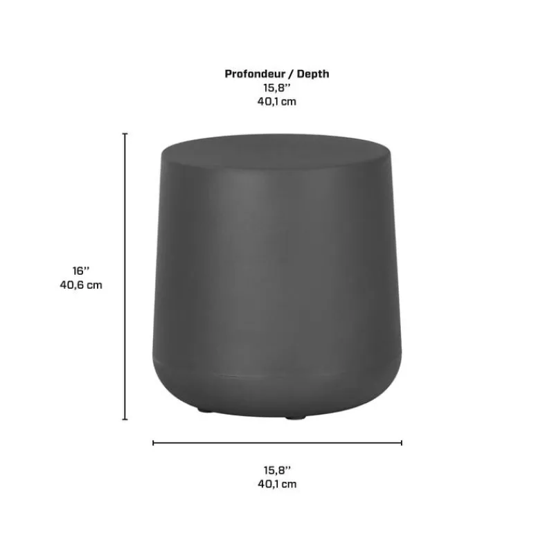 Meubles South Shore Round outdoor side table