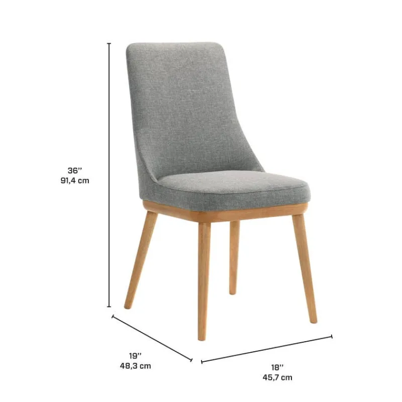 Round Pedestal Dining Table with 4 Chairs - Grey