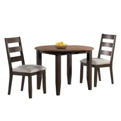Round table with 2 chairs