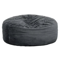 Sealy Corduroy Velvet Bean Bag - Grey