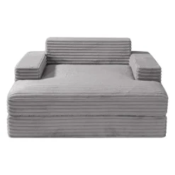 Sealy Corduroy Velvet Chaise -