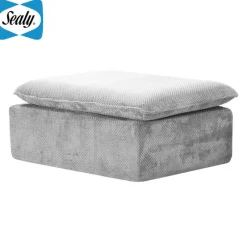 Sealy Rolled and Compressed Foam Ottoman