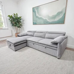 Sectional Bed and a Left-Side Chaise with Storage -