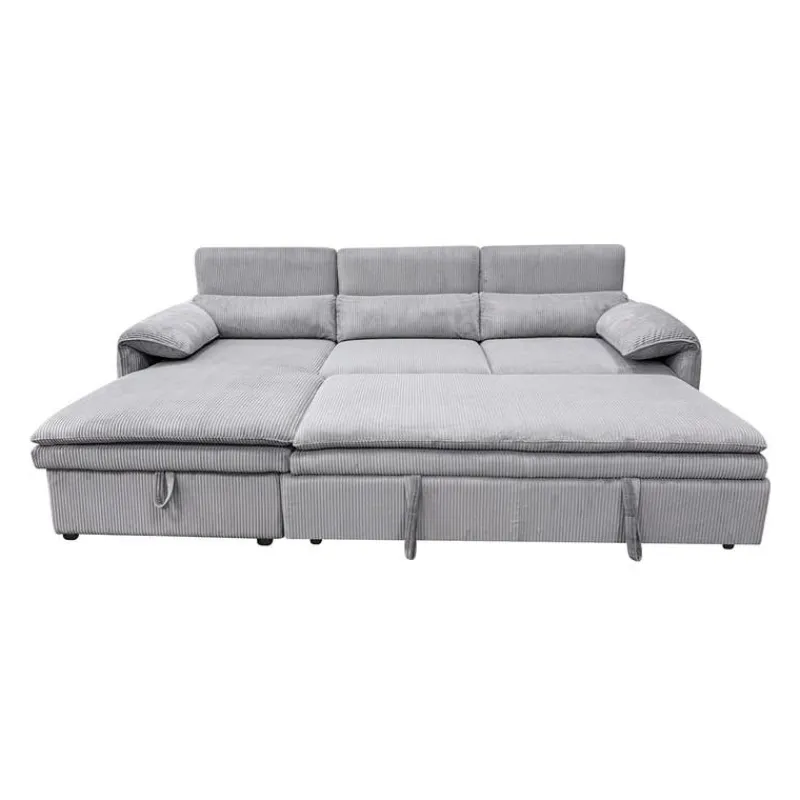 Sectional Bed and a Left-Side Chaise with Storage -