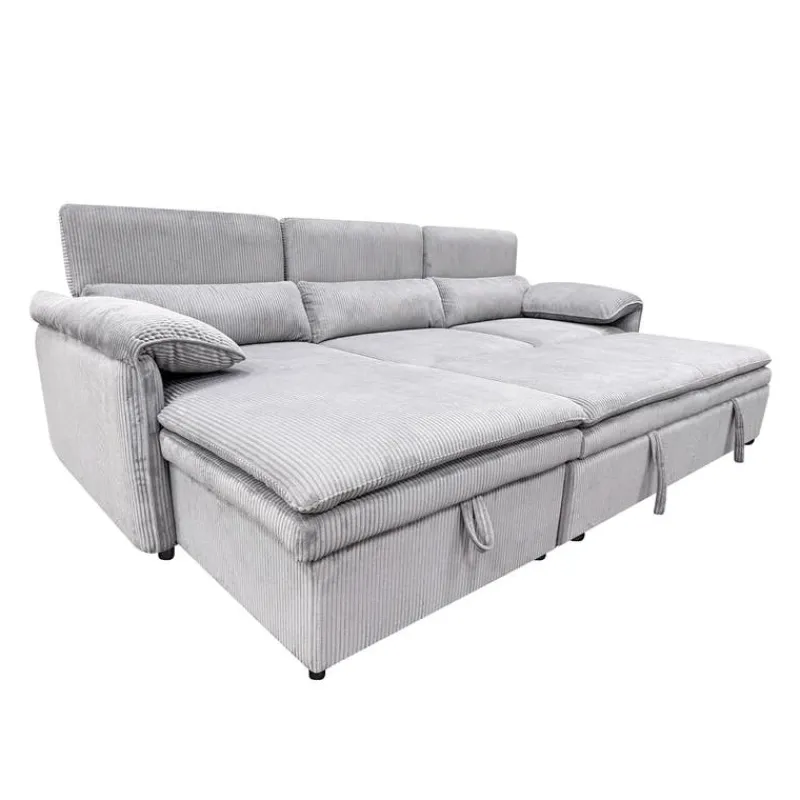 Sectional Bed and a Left-Side Chaise with Storage -