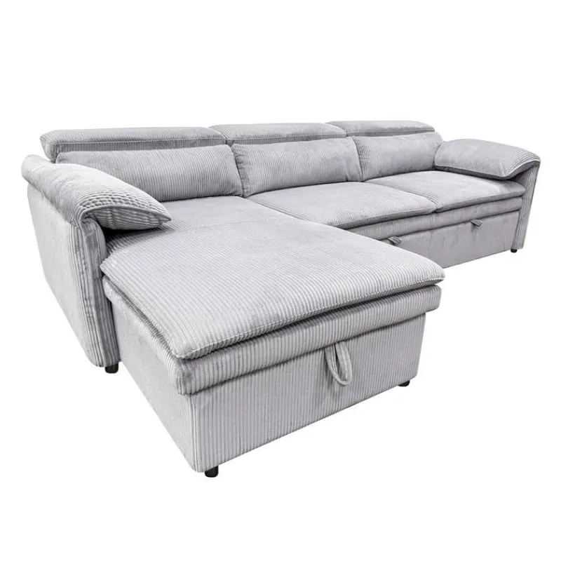 Sectional Bed and a Left-Side Chaise with Storage -