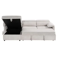 Sectional Bed and a Left-Side Chaise with Storage -