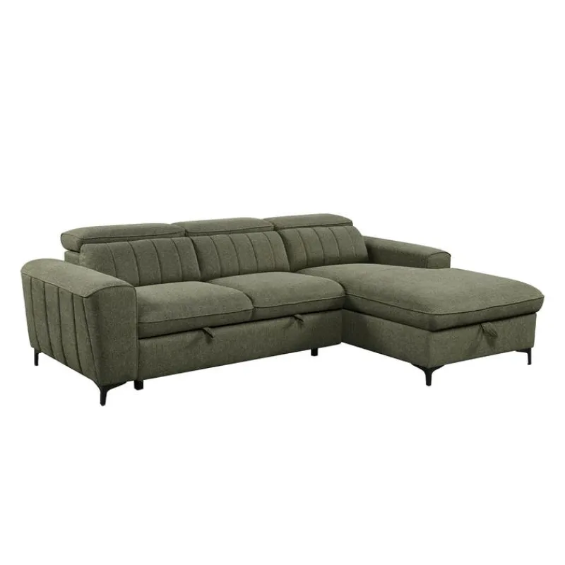Sectional Bed with Chaise and Storage