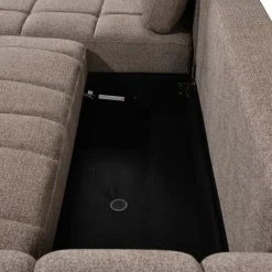 Sectional Bed with Left-Facing Chaise and Storage -